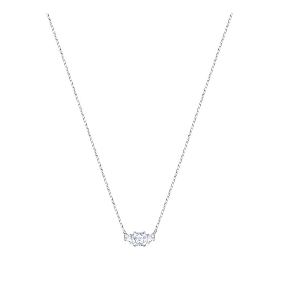 SWAROVSKI Attract Trilogy Rhodium Plated Necklace